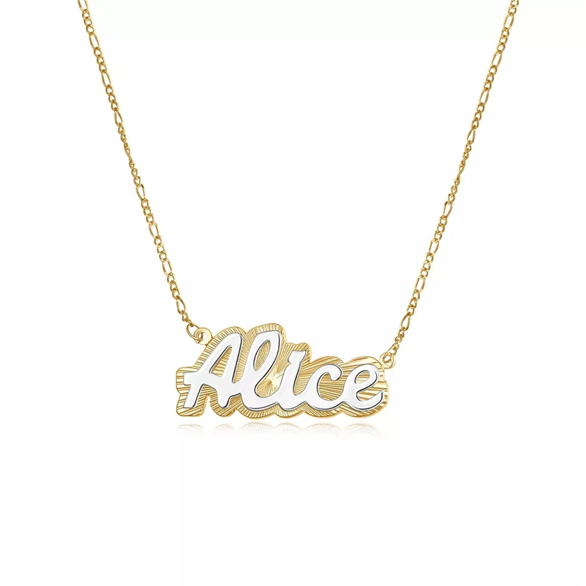 Cursive Vintage Custom Name Necklace