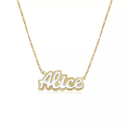 Cursive Vintage Custom Name Necklace