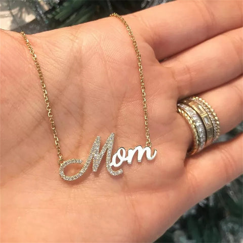 Crystal Mom Custom Necklace