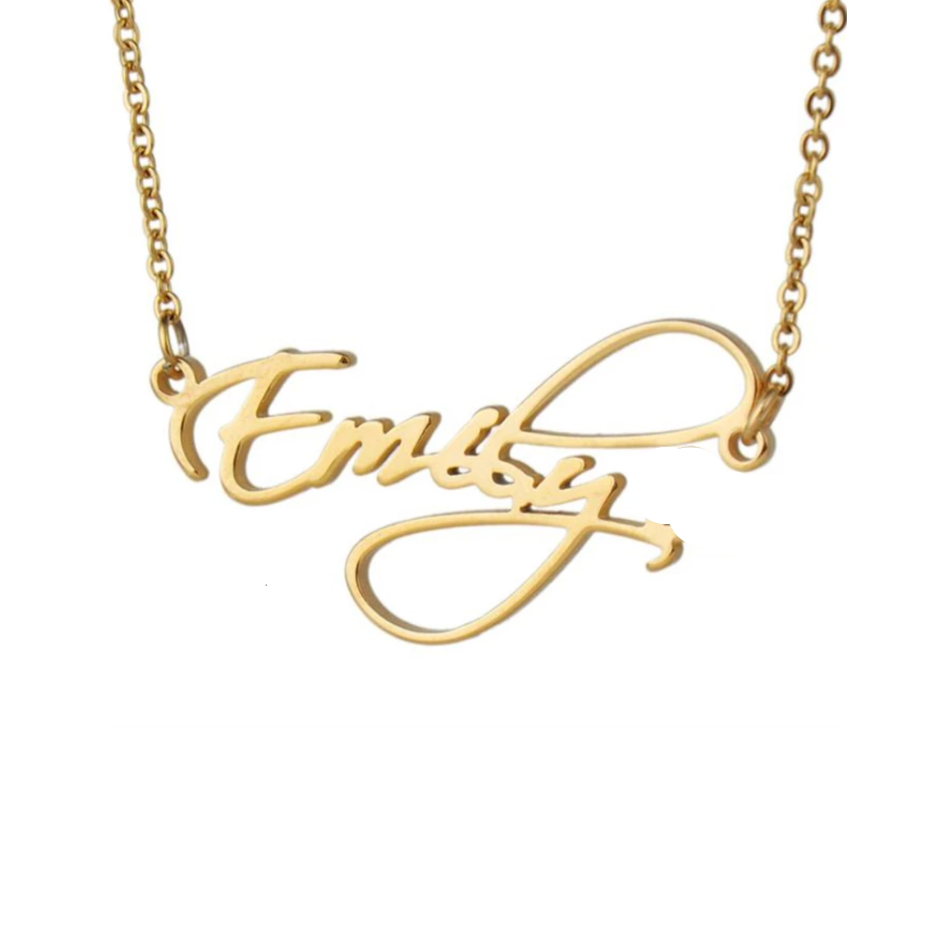 Cursive Handwriting Custom Name Necklace