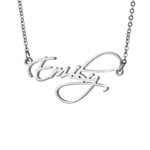 Cursive Handwriting Custom Name Necklace